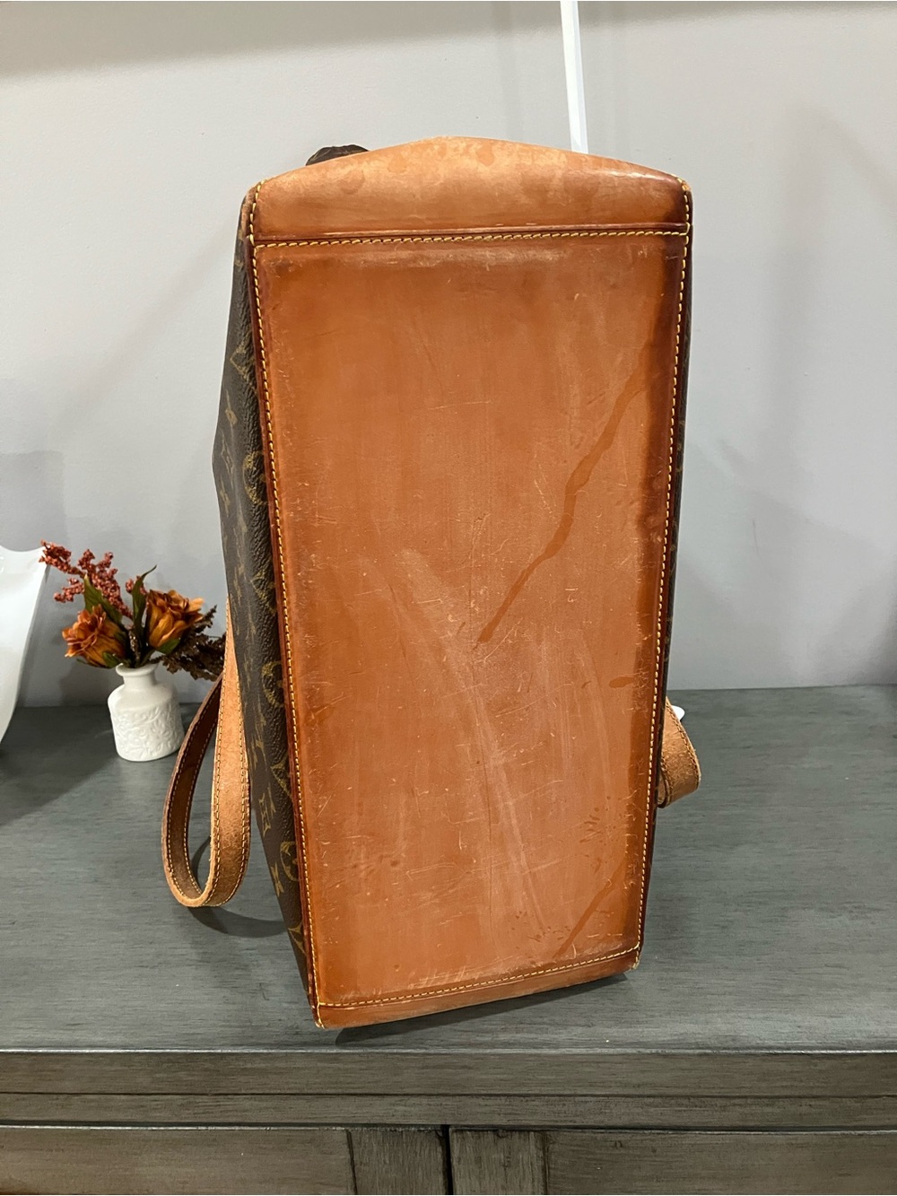 Louis Vuitton Brown Monogram Canvas Tote - Picture 7 of 15